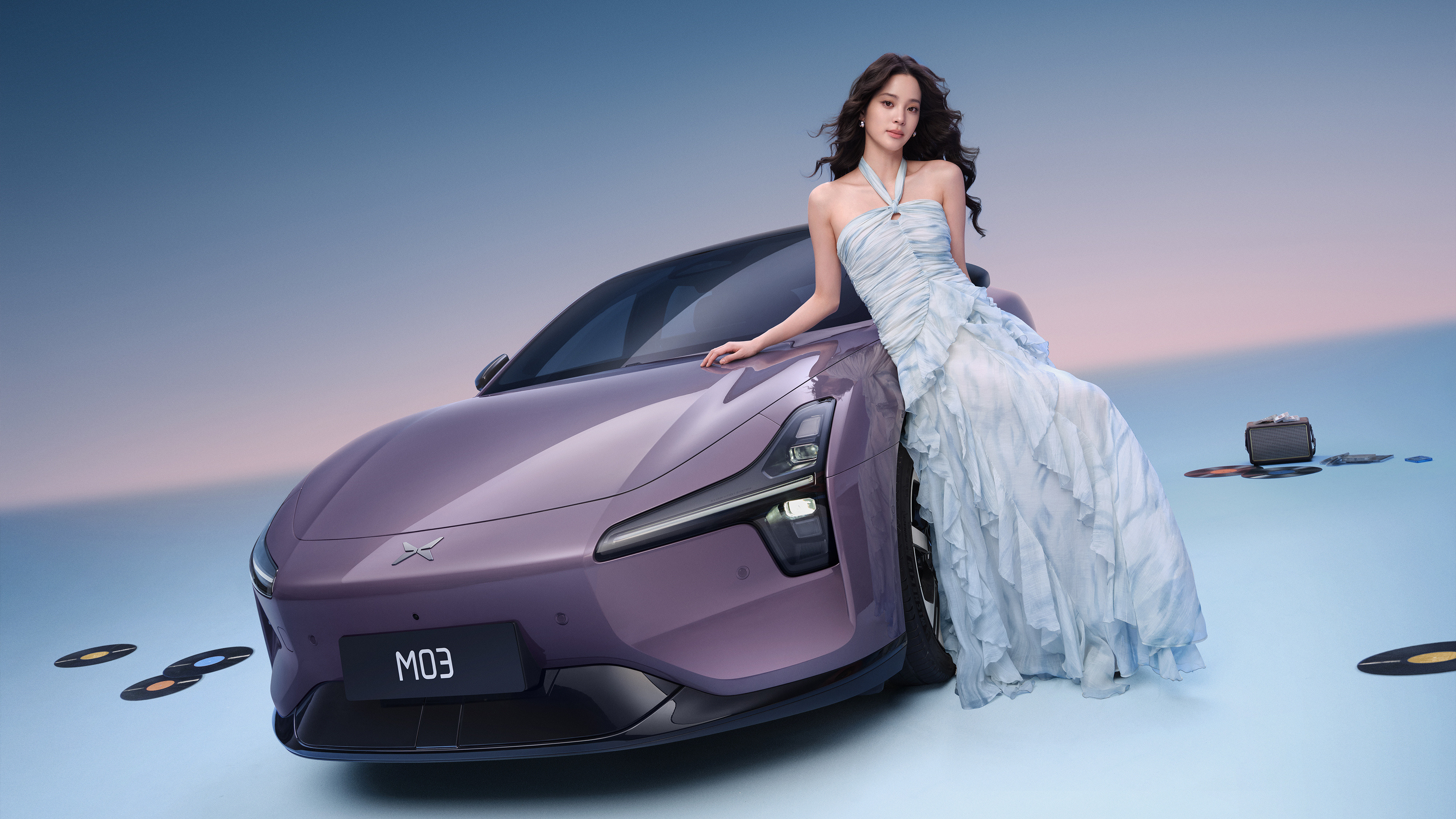 新款小鹏MONAM03上市派对，定档4月2日。这次欧阳娜娜将参加小鹏MONA