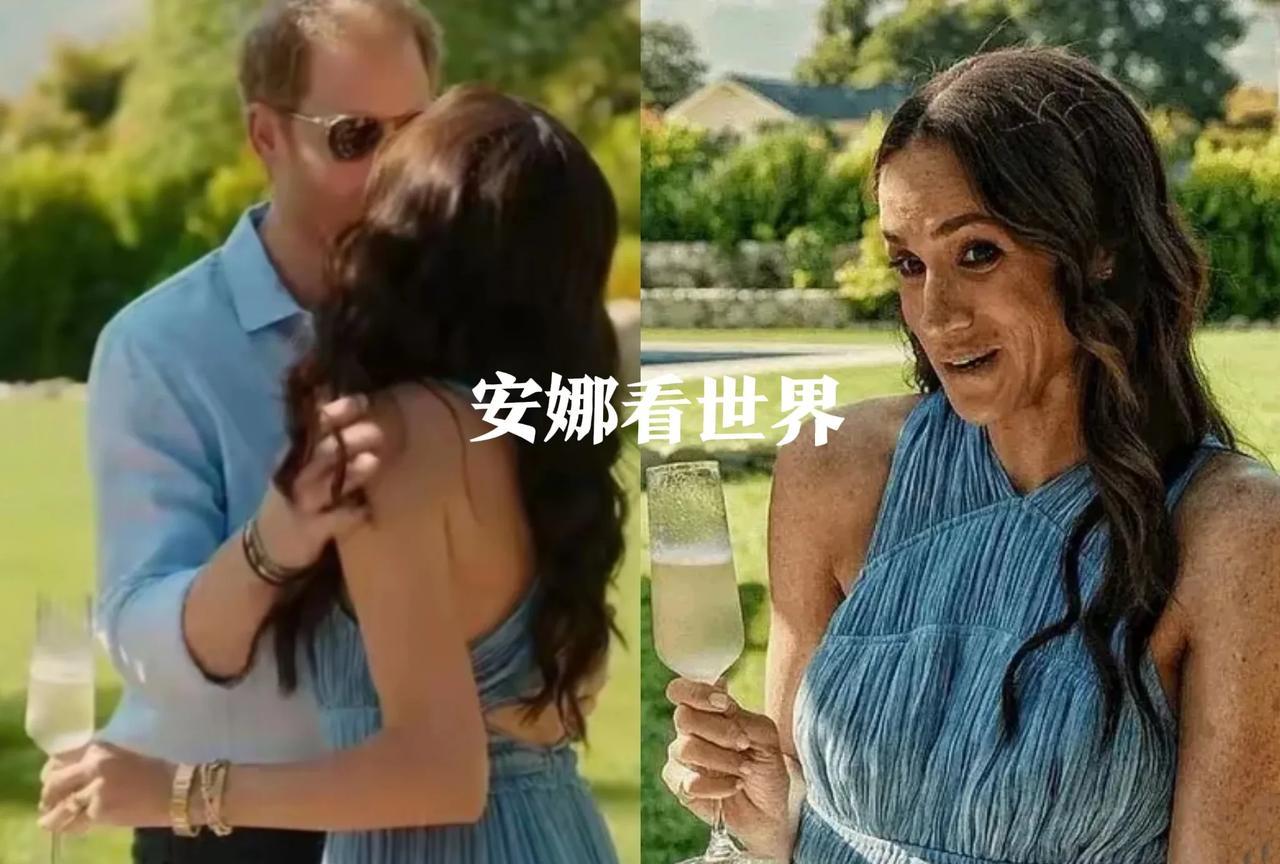 我的天呐！哈里王子戴上墨镜之后是真的下得了口啊。有一句话特别适合他：眼不见——为