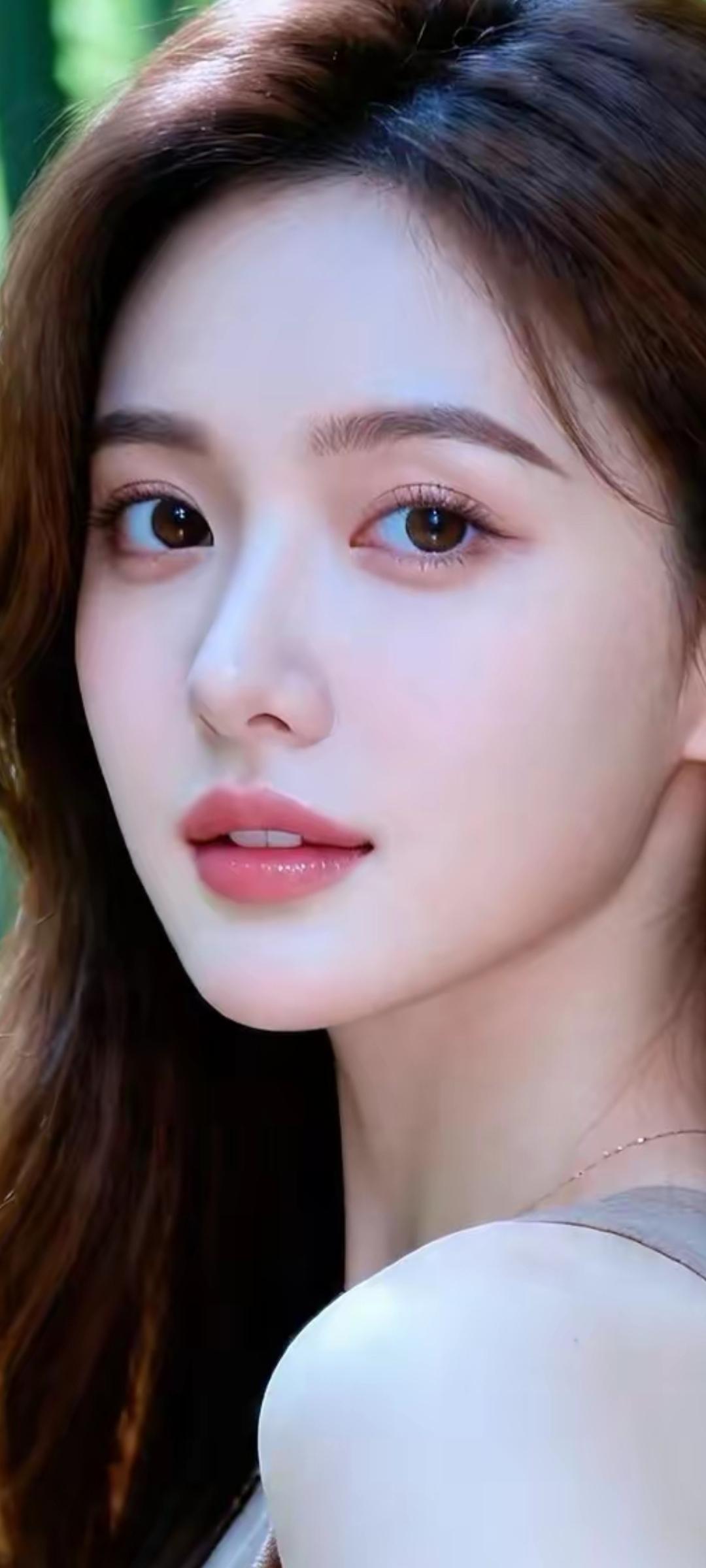 温柔甜美的少女，浅笑如春风