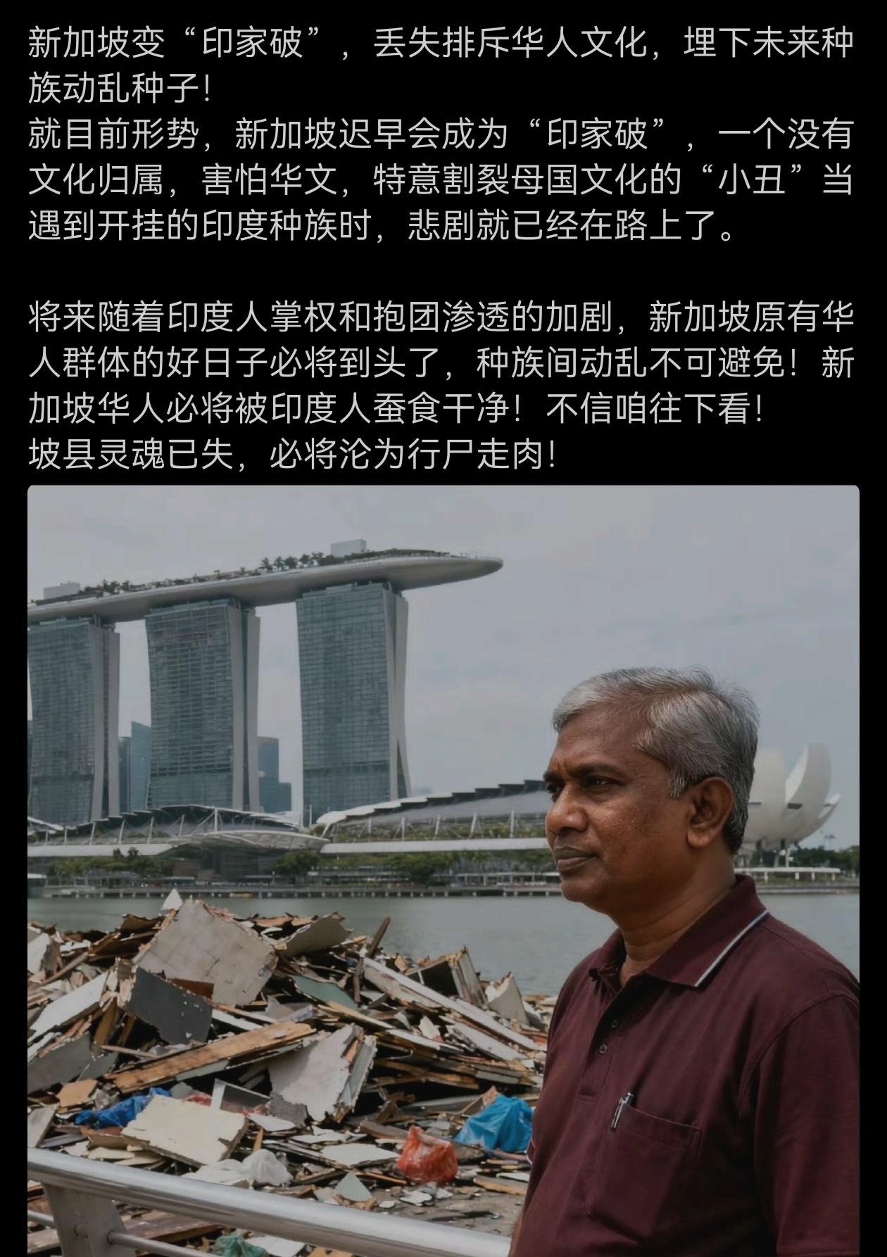 新加坡虽是一个以华人为主的国家，但确实是在处处防着华人。