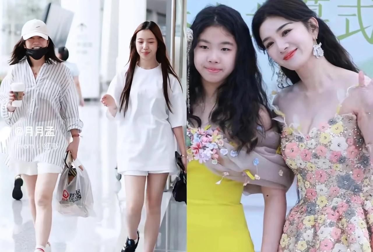 同样是星二代，小四月与黄奕女儿比，要聪明许多。黄奕女儿对自己还是不自知的，她以
