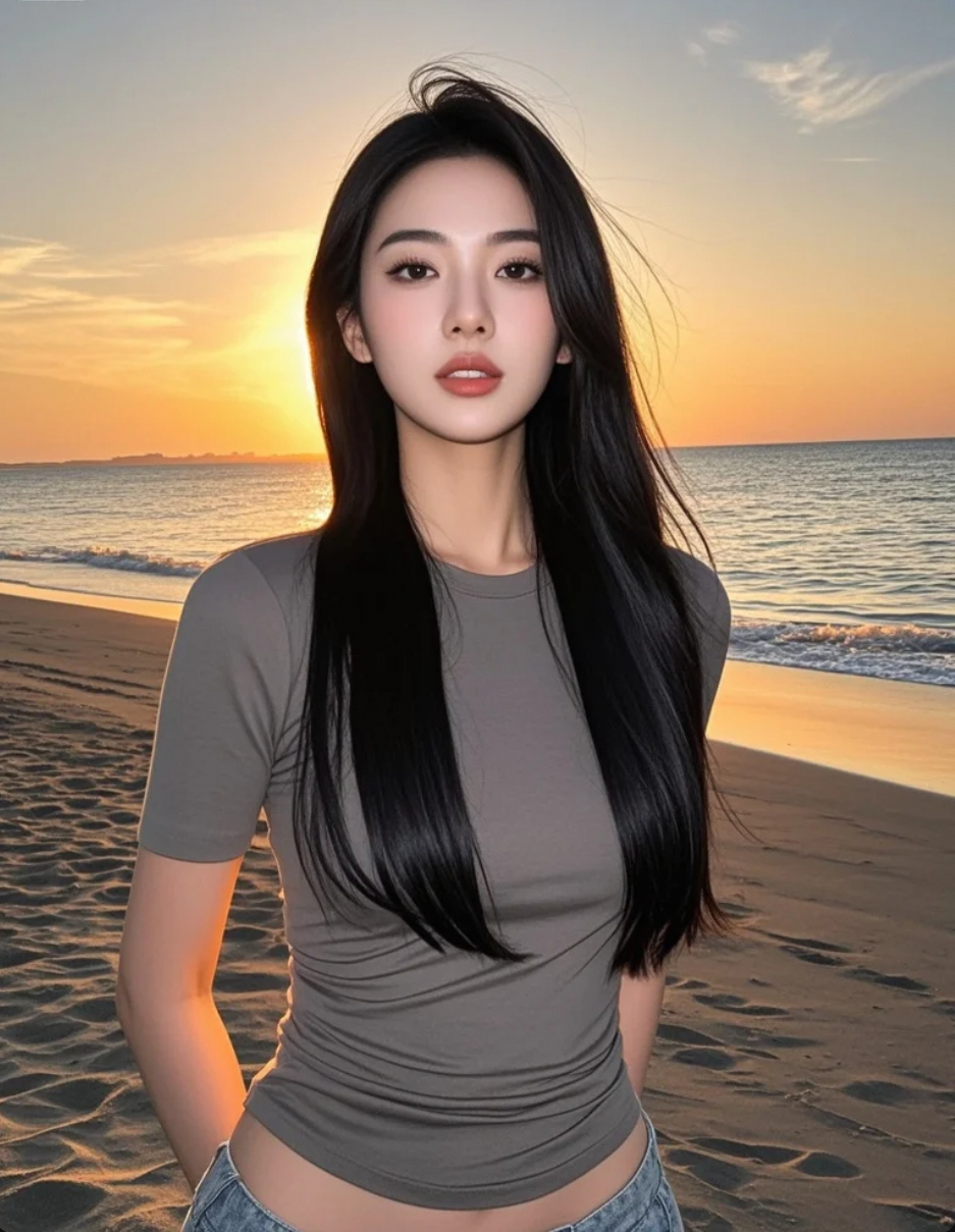 海风吹起T恤，也吹走了所有烦恼
