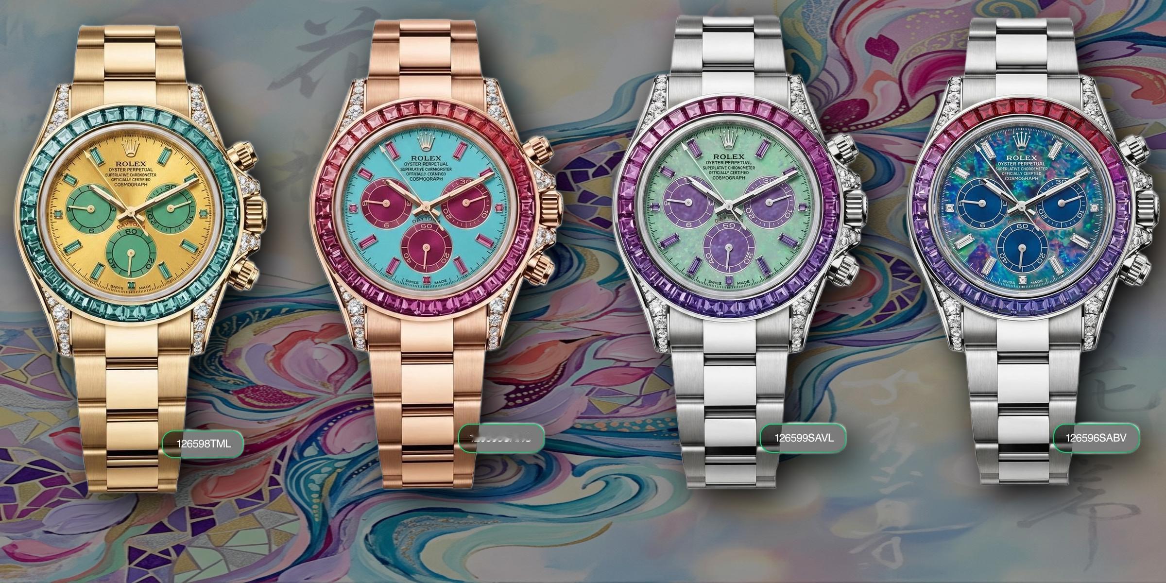 四款隐藏款劳力士Daytona了解一下，美不美？一般人应该买不到…劳力士好物