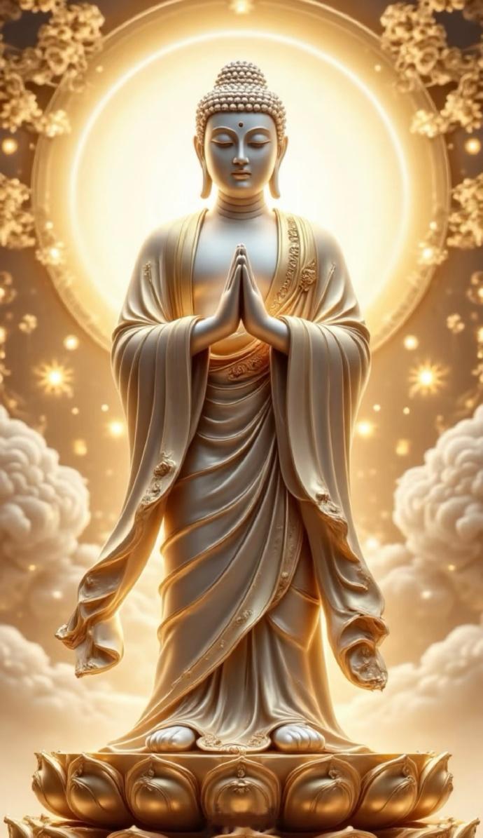 见佛祈福🙏，感恩佛光慈悲加持，愿我前程坦荡光明，贵人常助前路顺，职场顺遂步步高