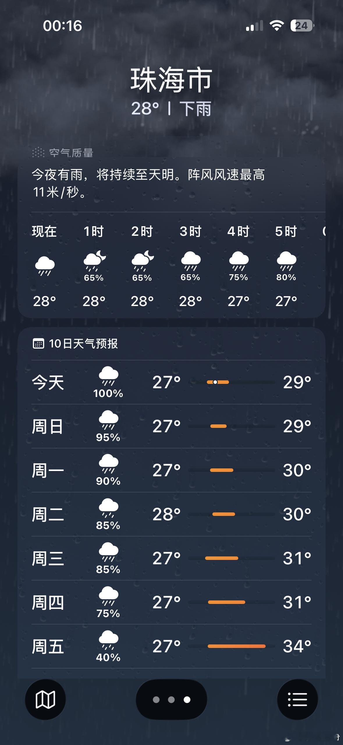 外面在下雨，今年第一个在我国登录的台风“美莎克”登陆福建。虽然台风没在广东登陆