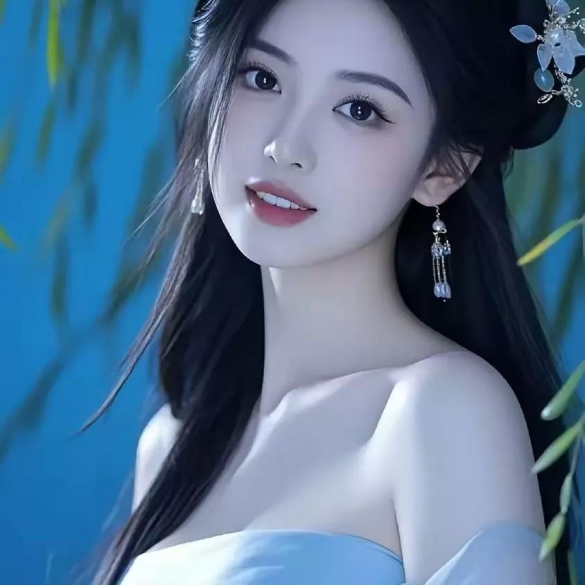 仙气飘飘的汉服美女，仿佛穿越而来的仙女！淡雅汉服美女中国风仙女汉服国风汉服美