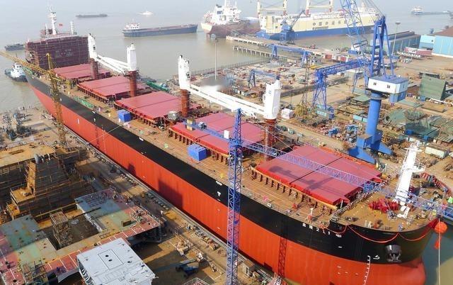 不得了！东大造船订单只占世界一半了？我看了下最新数据：11月份全球新船订单总共是