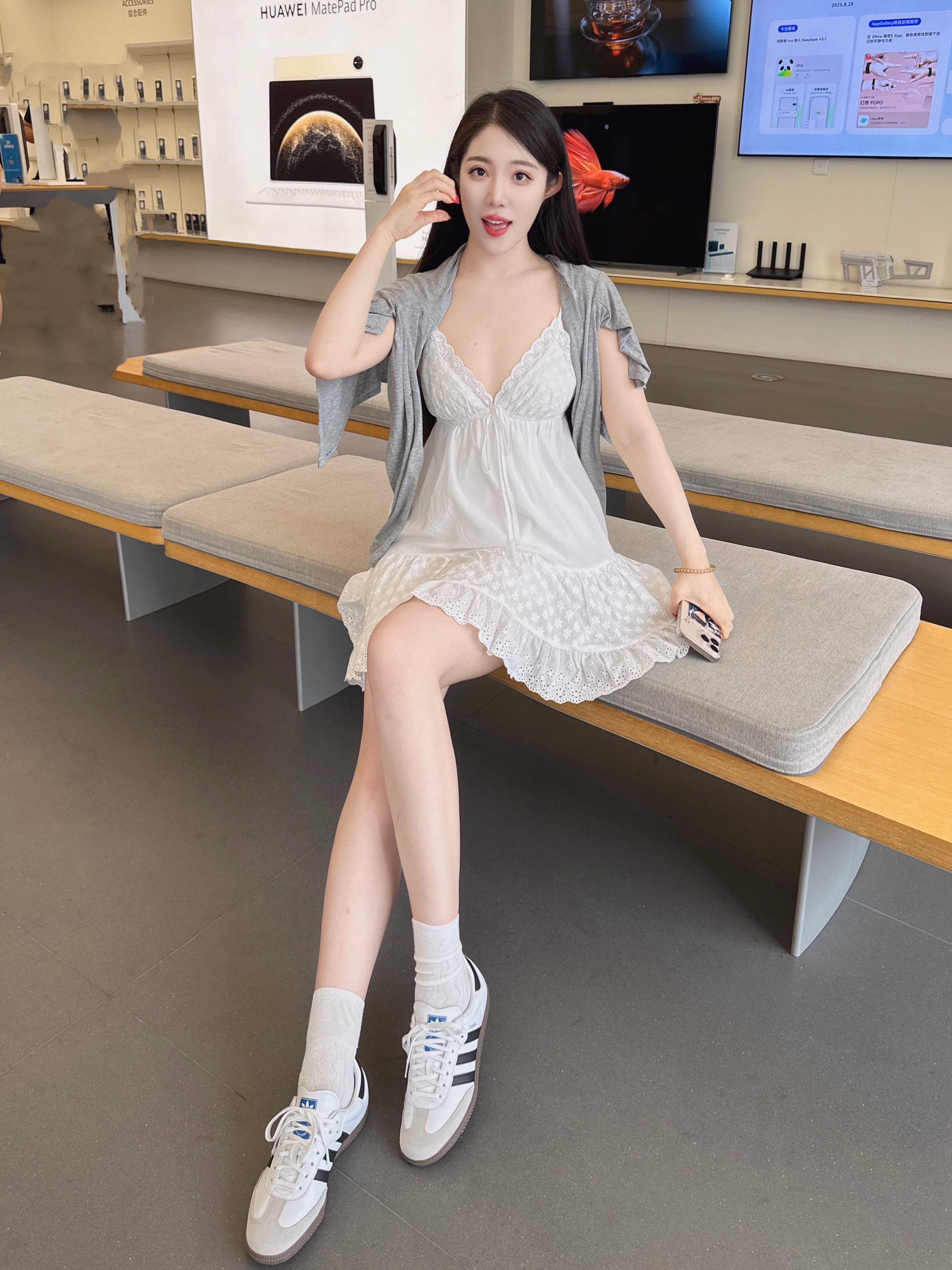 创作灵感 甜美穿搭 ootd穿搭 初恋裙 ootd女生穿搭