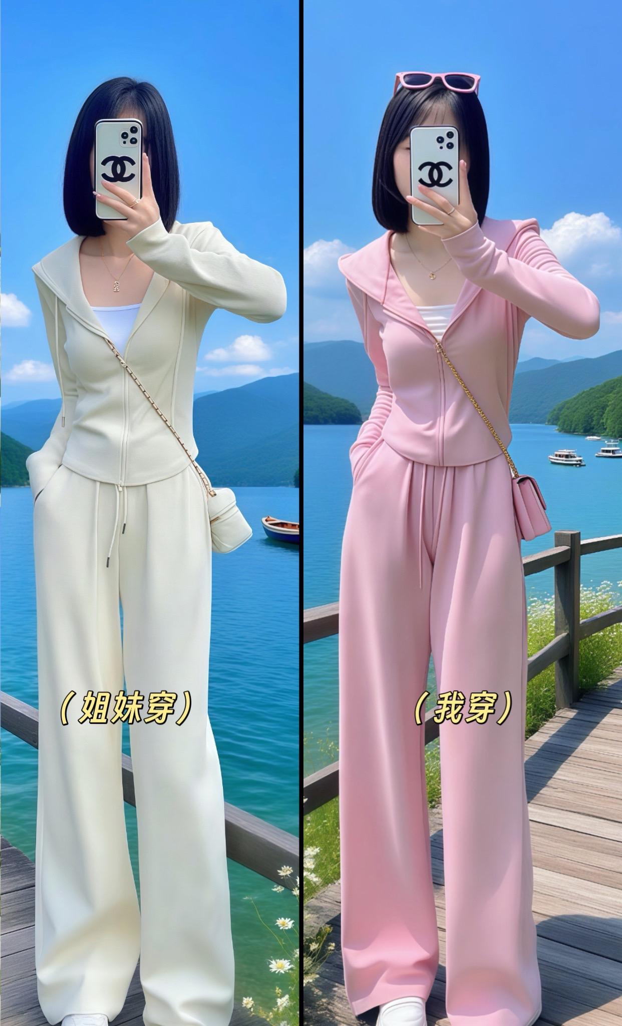 梨形身材穿搭 小个子显高显瘦穿搭  显瘦穿搭 早秋松弛感穿搭 休闲套装穿搭