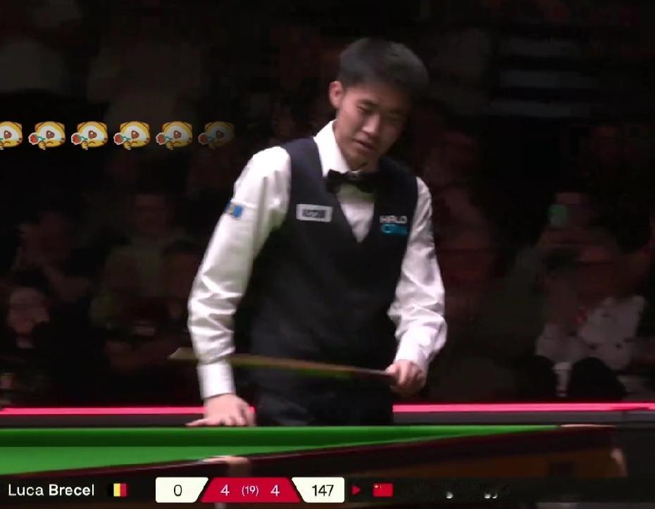 恭喜常冰玉世锦赛资格赛第三轮轰出147满分杆！​​北京时间4月