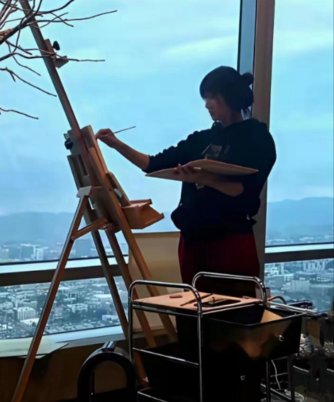 徐静蕾在美国的退休生活真的太舒适了难怪定居9年都不愿回国了！和男友黄立行一起住