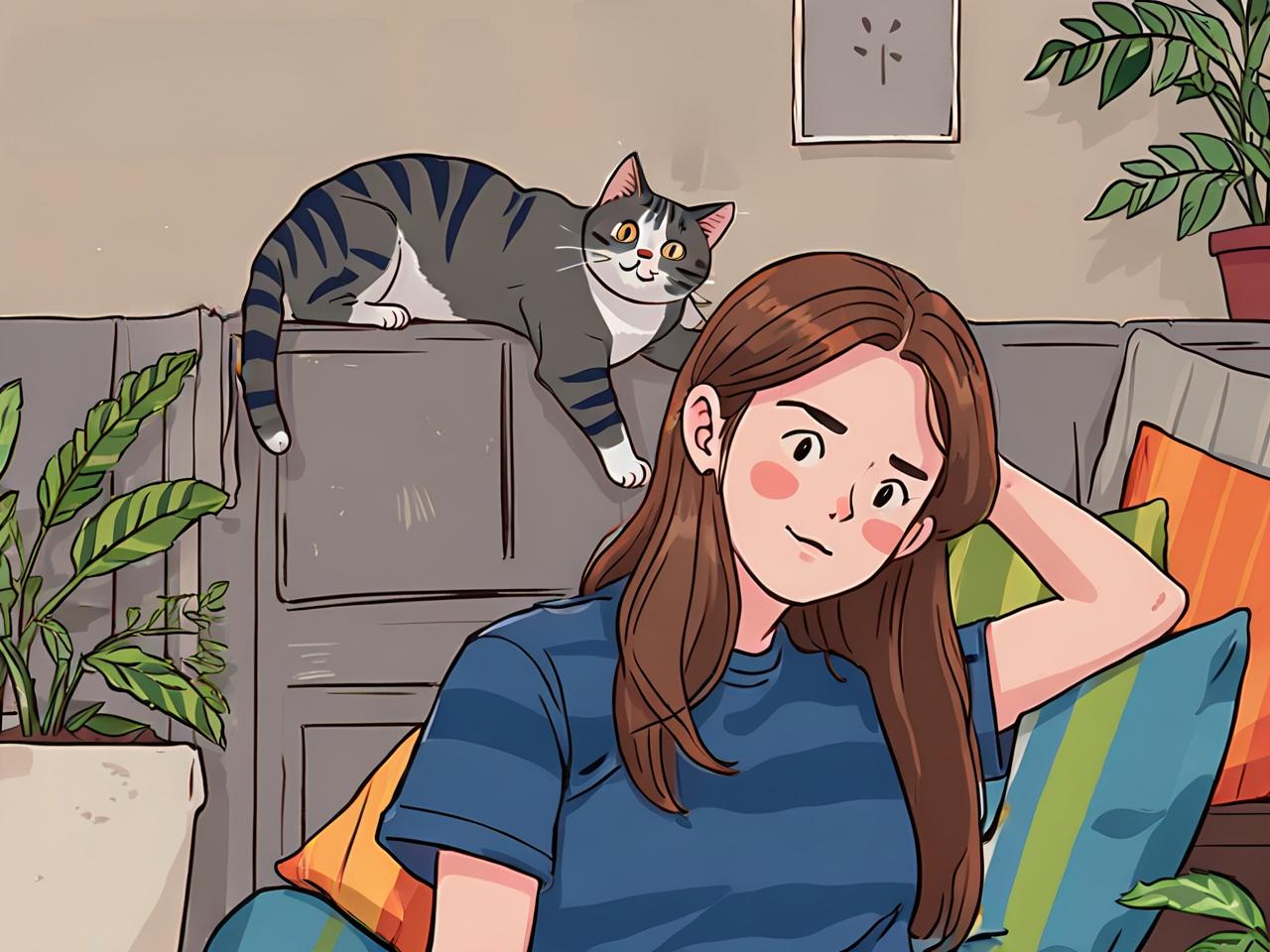 猫把你当“亲妈”的5个表现，中3个以上，说明它爱死你了！1.睡觉时黏着你猫