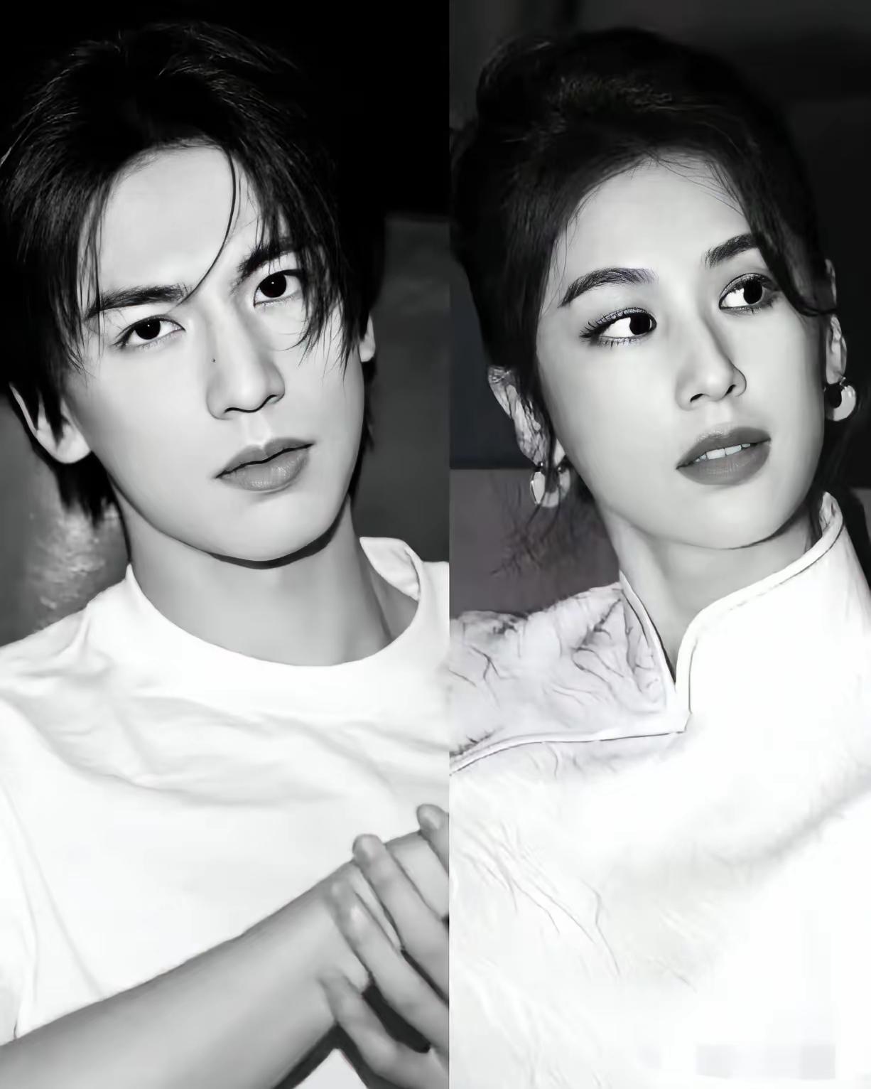 没有血缘关系但是还长的这么像这个真没法解释[无奈吐舌]