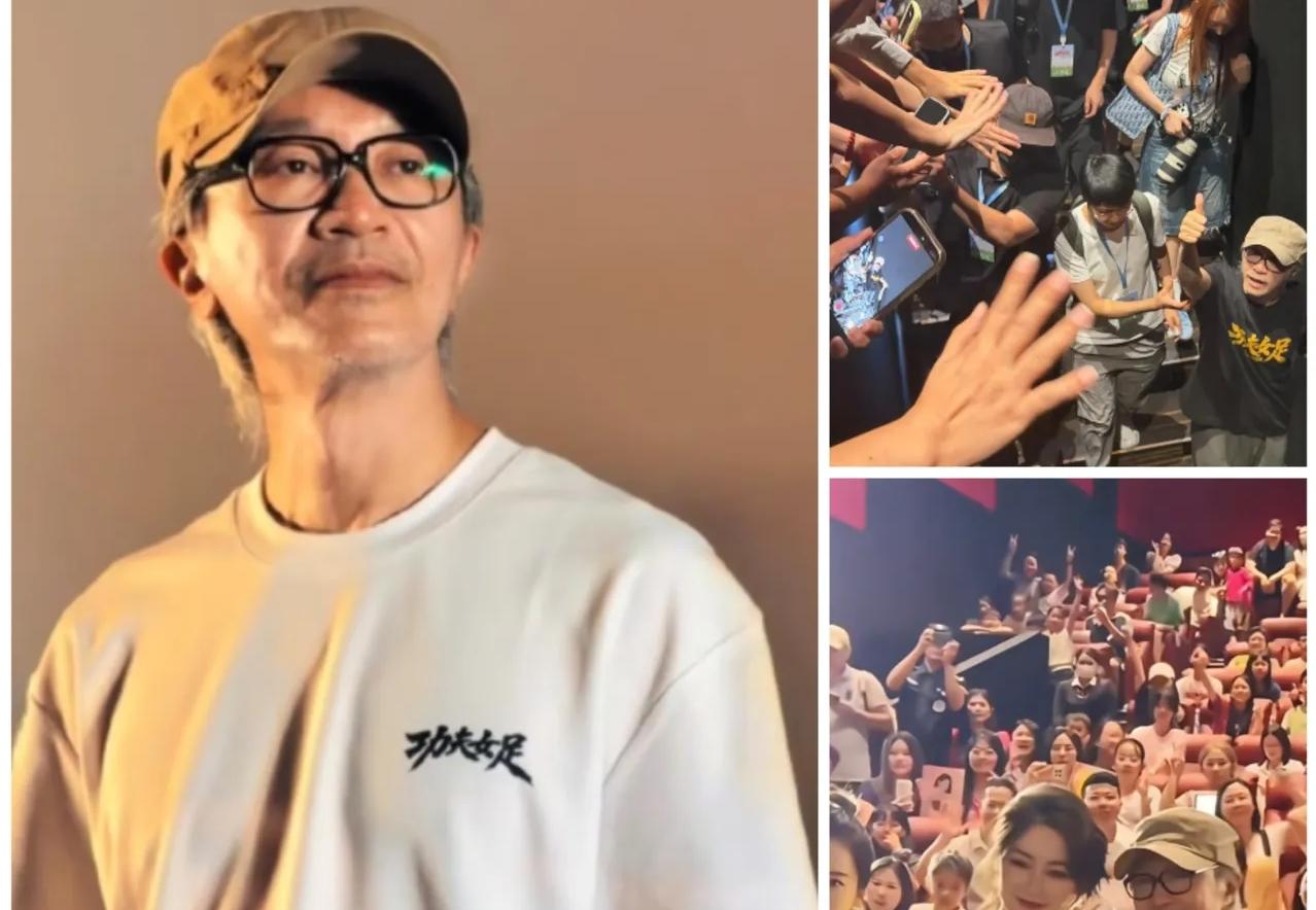 周星驰变老，我能接受；他长白发，我也能接受。但有一点我真的接受不了，那就是在人群
