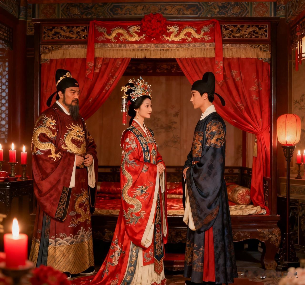 洪武14年，朱元璋把25岁的安庆公主嫁给新科状元欧阳伦，洞房花烛夜，一对璧人翻云