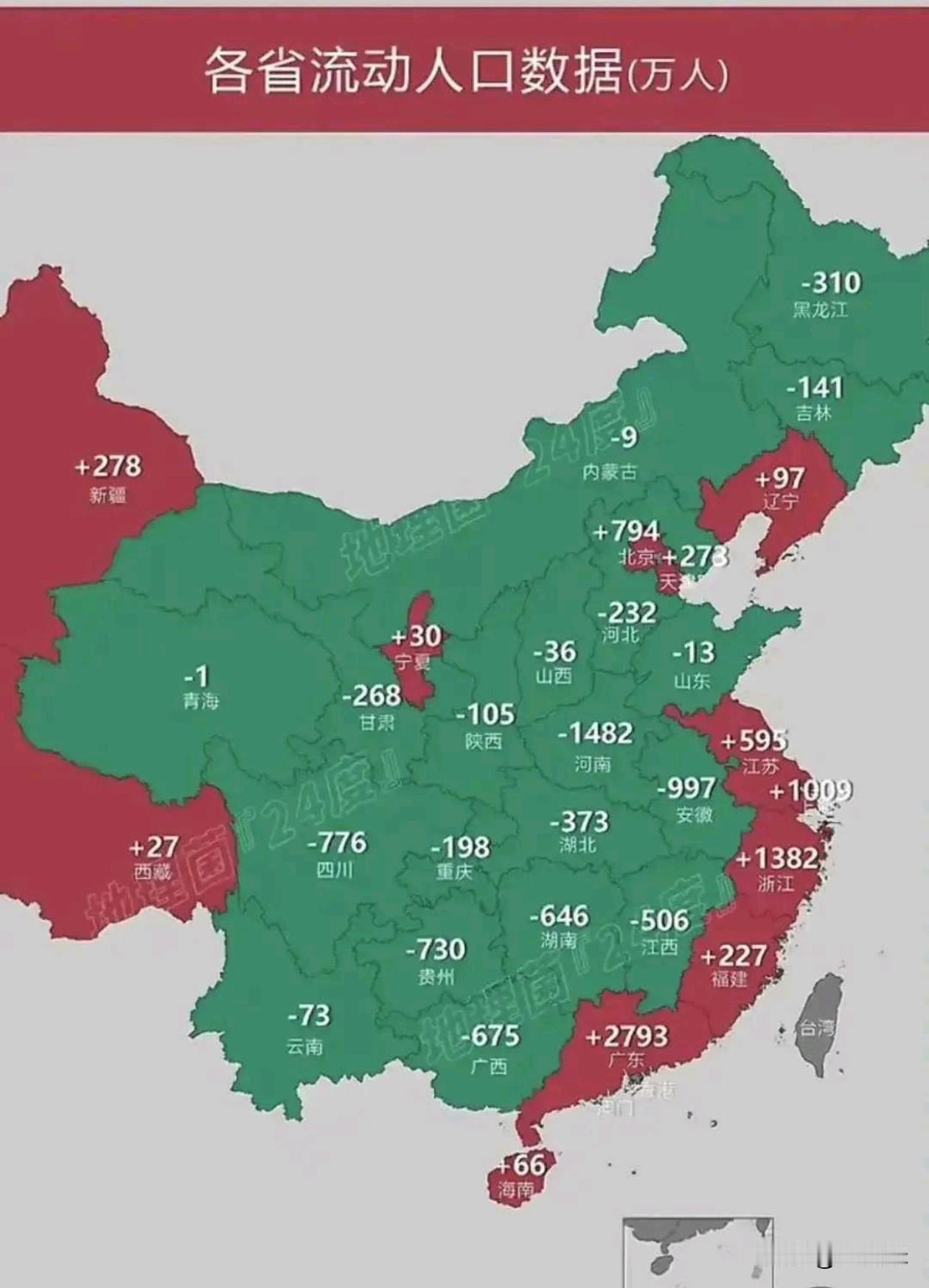 大半个西南人口全出去了