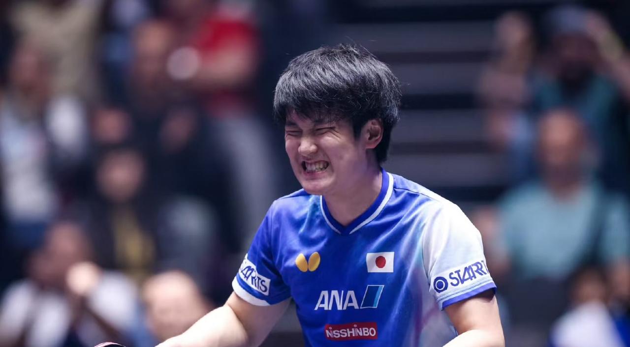 张本智和有一个特点不是球打得不好而是在场上比赛的时候，他的心态特别容易