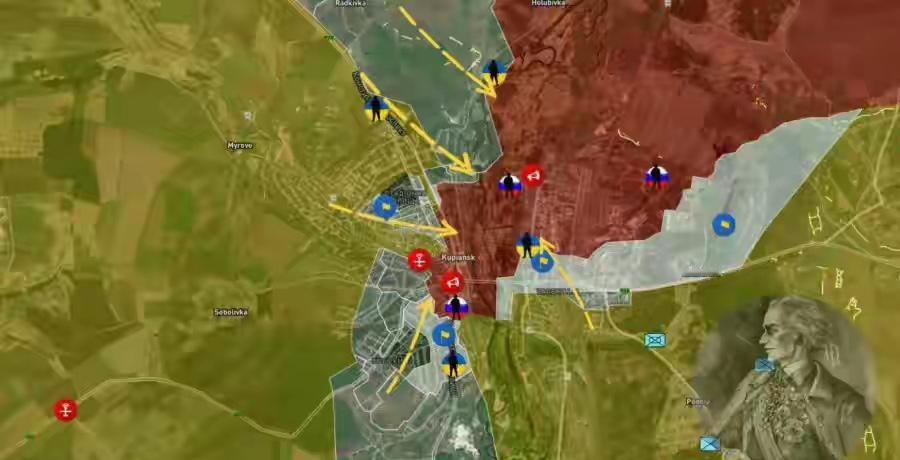 俄军下令一个不留！“亚速营”元老重返战场：在库皮扬斯克被全歼库皮扬斯克的寒风