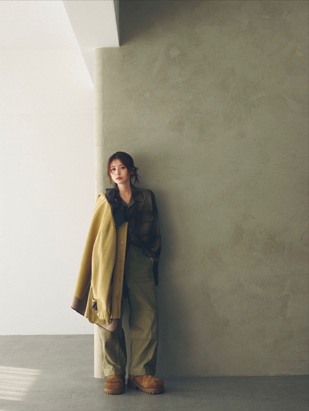 長濱ねる「初めてのoceans_magazine着心地の良いメンズ服で?