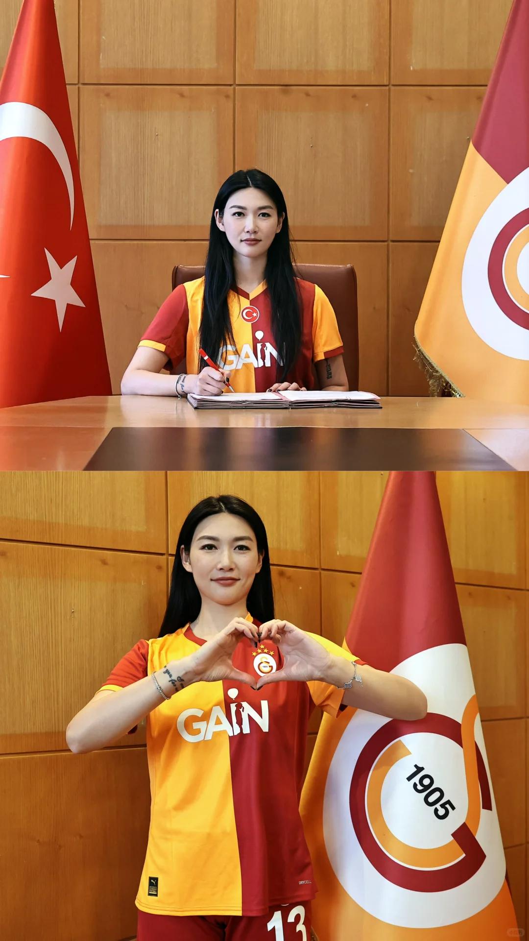 杨莉娜要是男足球员该多好？最近杨莉娜加盟土超的加拉塔萨雷，引起国内球迷的关注，