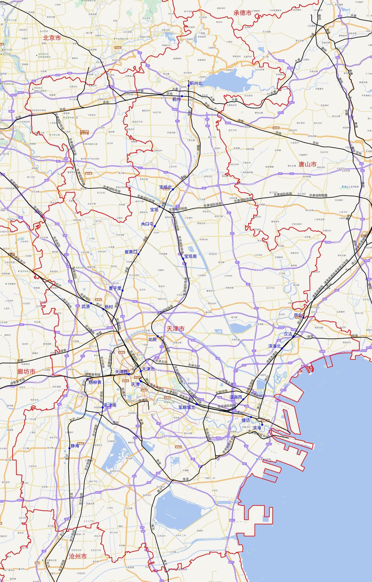 根据铁路12306数据，天津市铁路客运站有24个。
