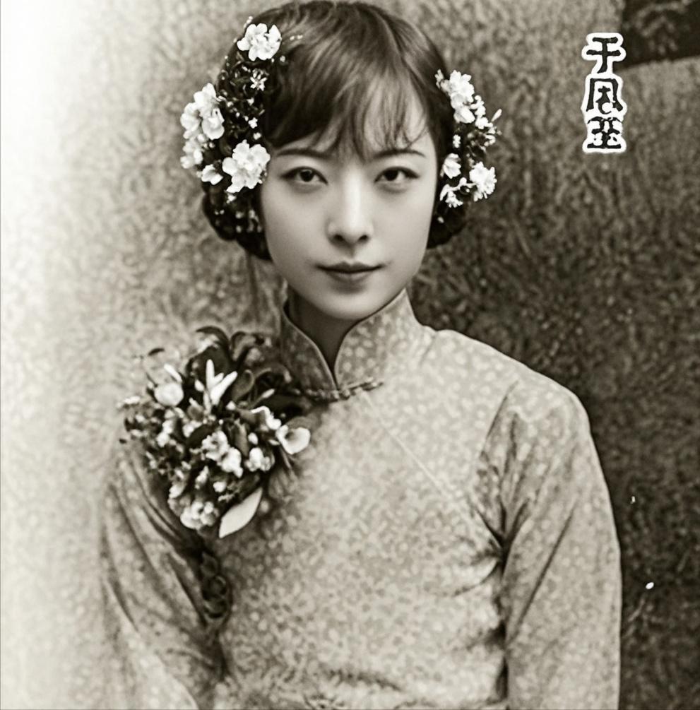 这是东北第一夫人于凤至的真实容貌，并非演员扮演，货真价实的照片。于凤至是至情