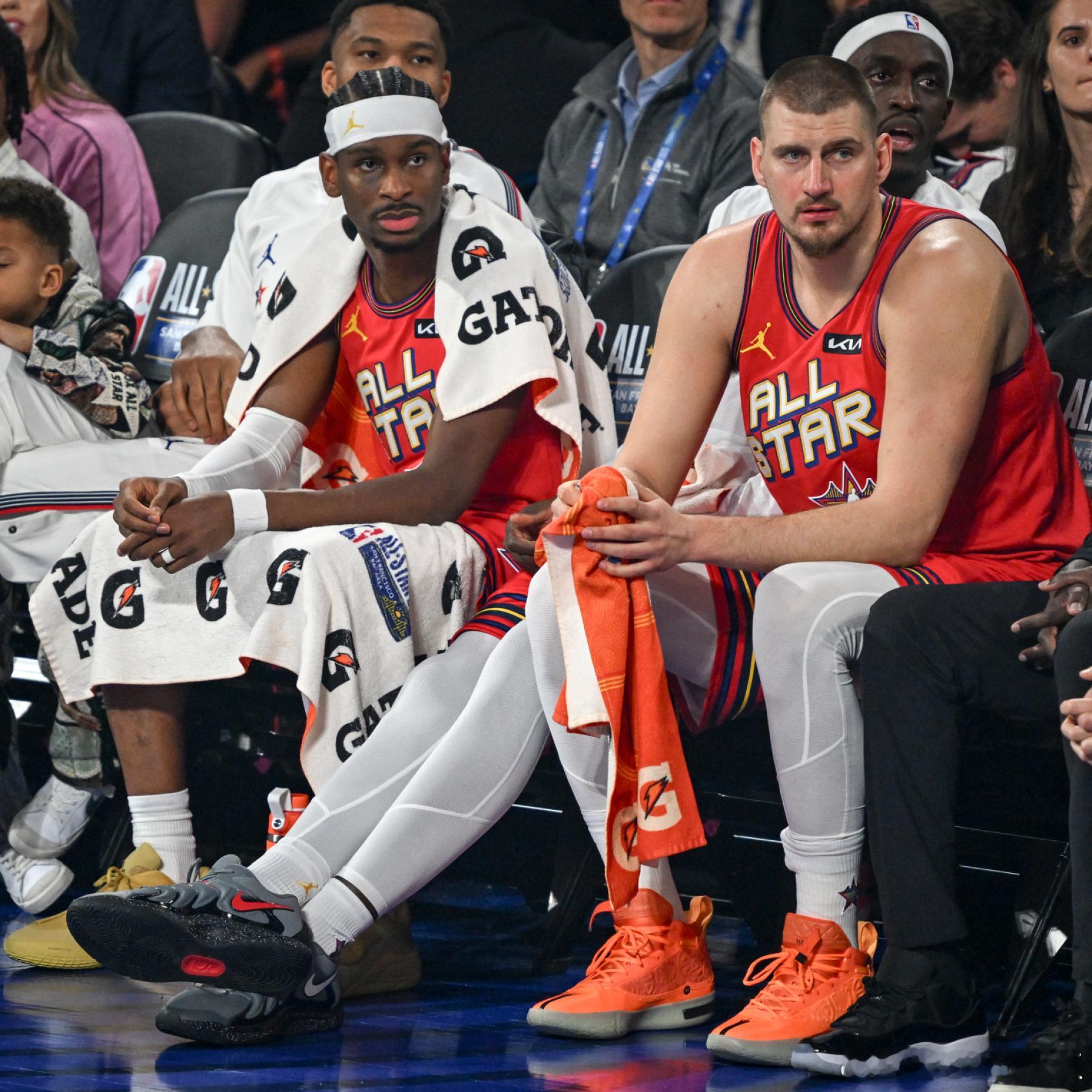 NBA官网评选的下赛季西部前十球员：1.尼古拉-约基奇2.谢伊-吉尔杰斯-亚