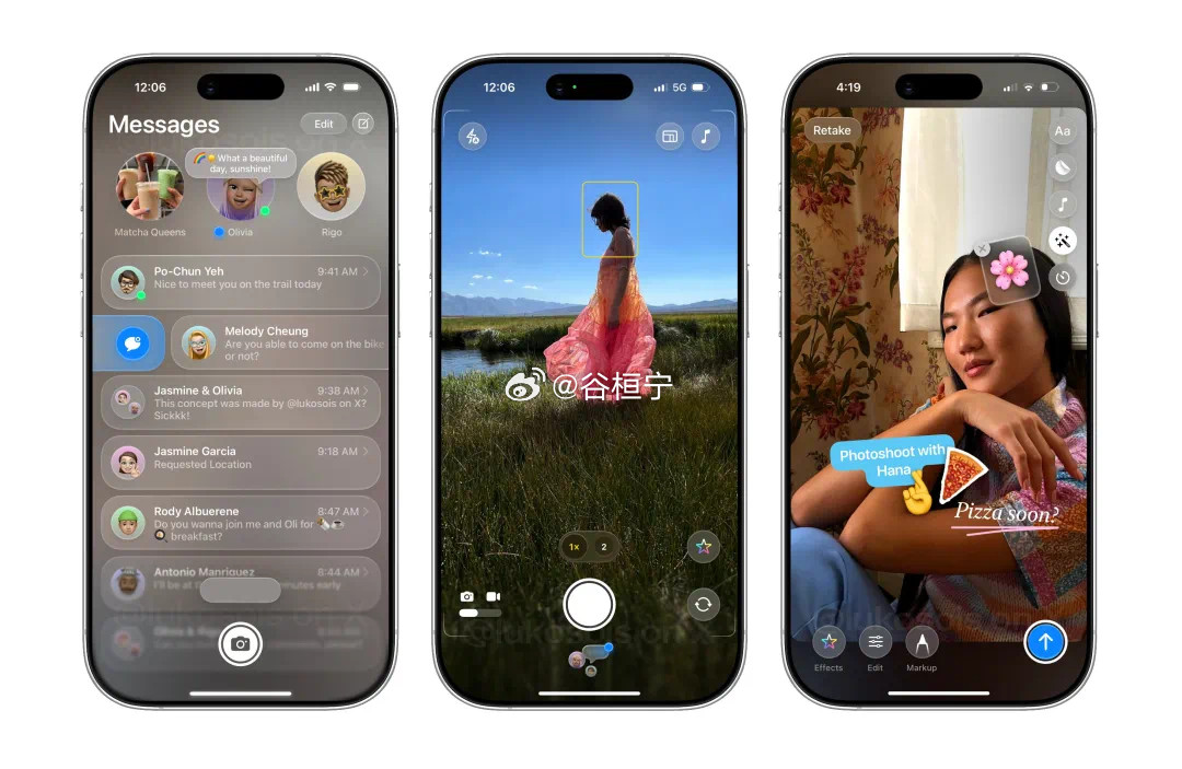 iOS19概念界面，不辩真假只谈美丑，你喜欢吗？​​​