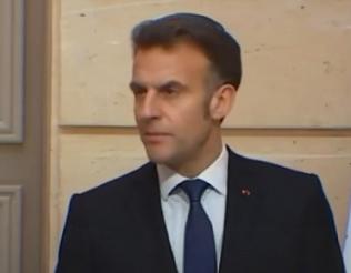 马克龙对俄罗斯放下狠话，如果普京认为自己能得到喘息之机，那么欧洲将会用行动证明他