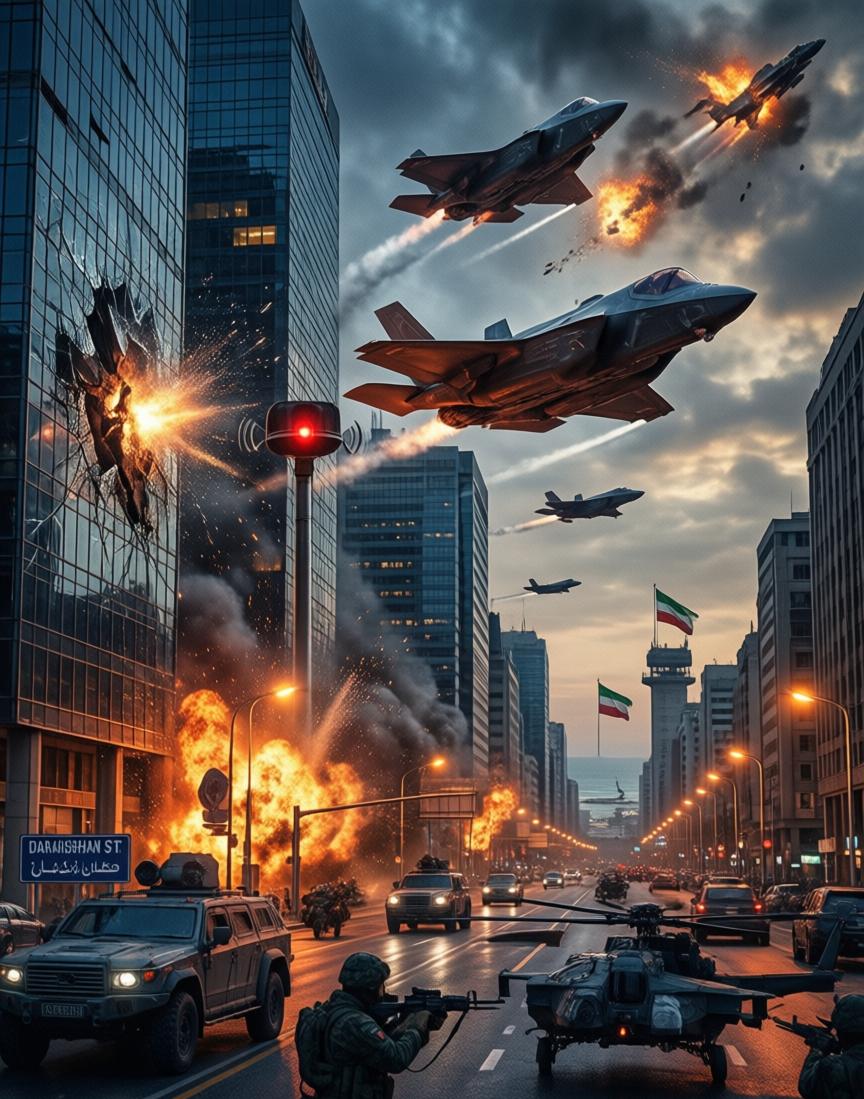 凌晨互轰！德黑兰爆炸声震天，以军中部拉响防空警报，中东全面开战3月16日凌晨