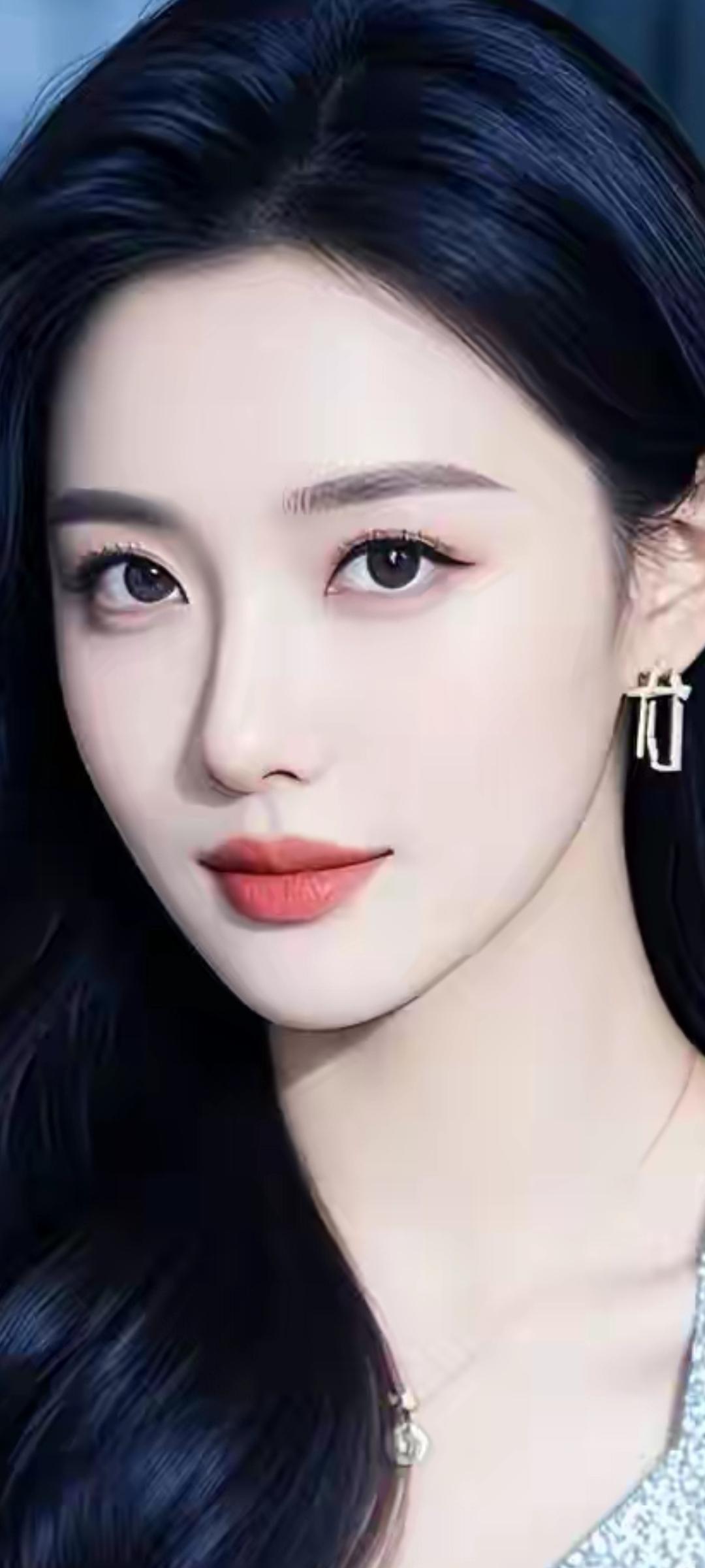 惊艳的颜值，精致的妆容，优雅的气质，女神范儿十足！💄✨👗