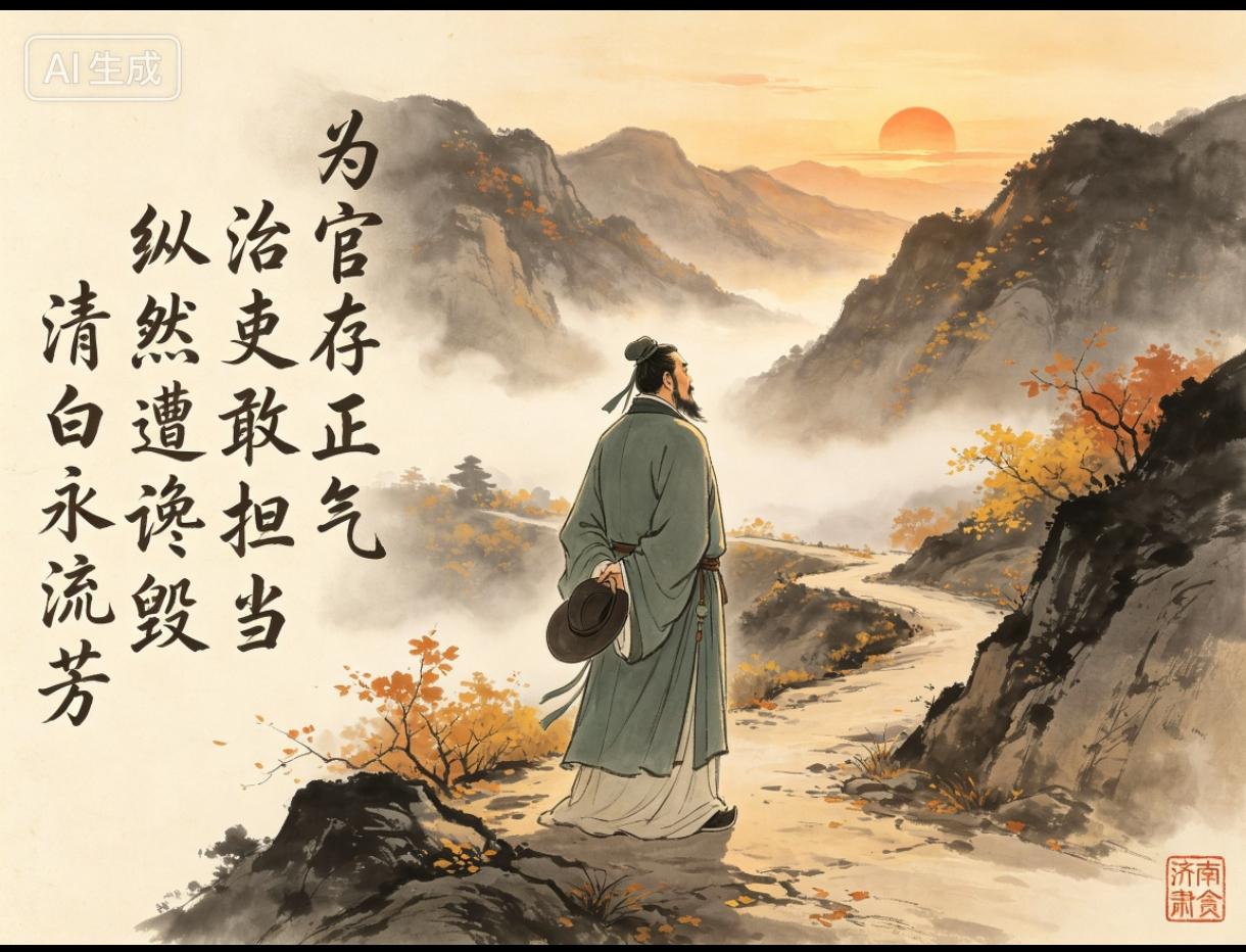 小故事济南肃贪话说曹孟德，被任济南相，管县十多个，当时那官场，宦官