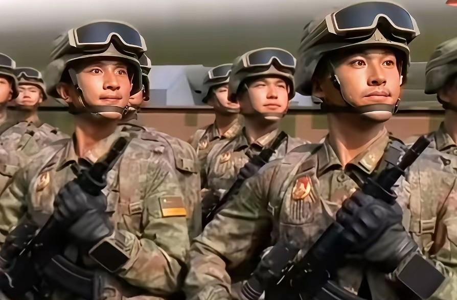 当时看九三阅兵的时候我就注意到这两位小伙子怎么长得一模一样，我还以为看花眼了呢，