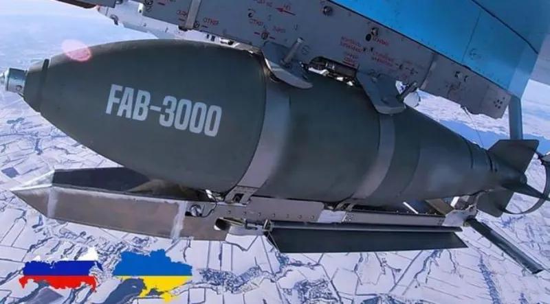 乌克兰军人太悲惨！谁不怕FAB——3000航空老炸弹！3米长，3067公斤重，弹