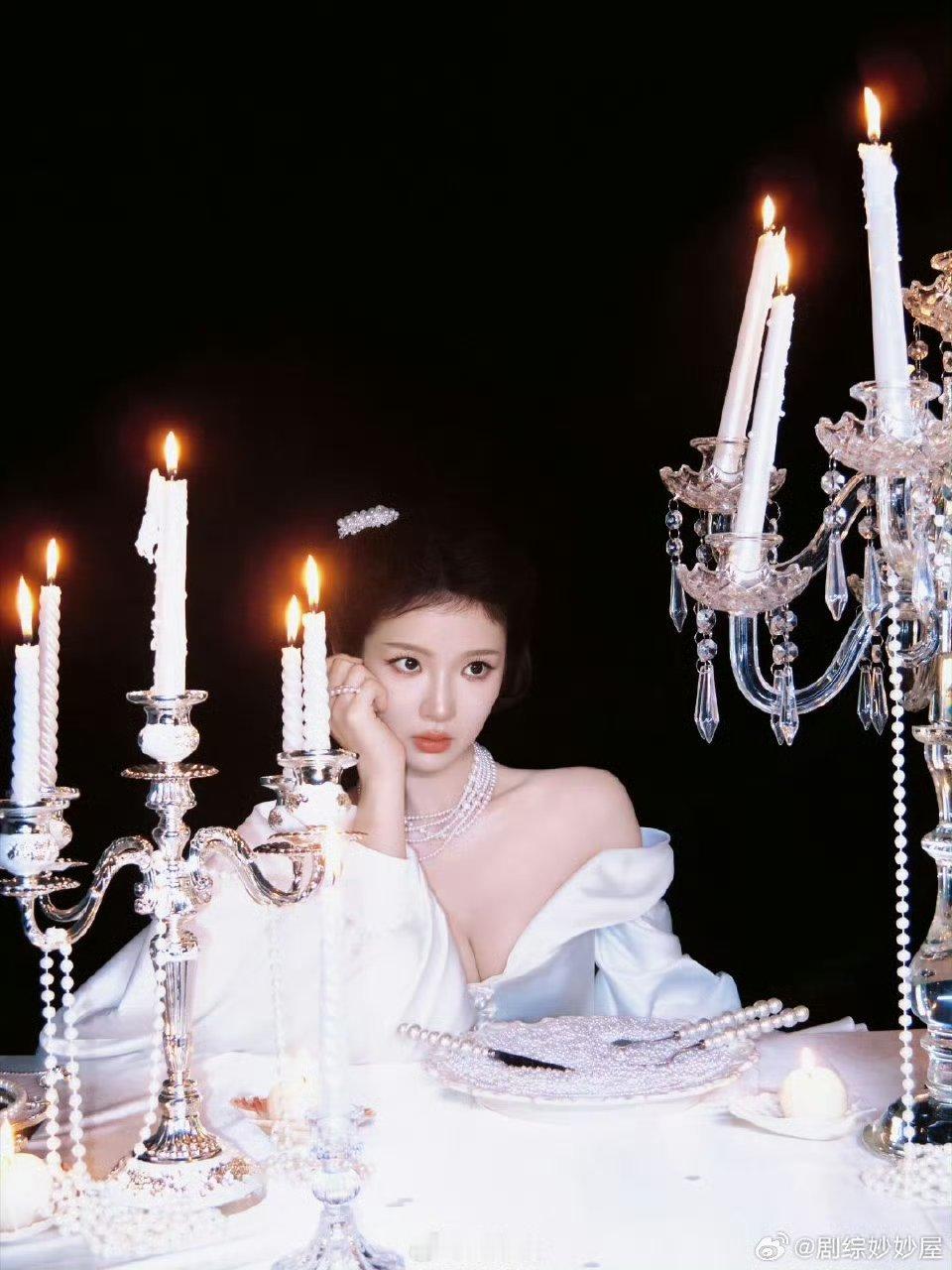 张淼怡星光大赏出图完全公主~不哭不哭，眼泪是珍珠好美呀三水！