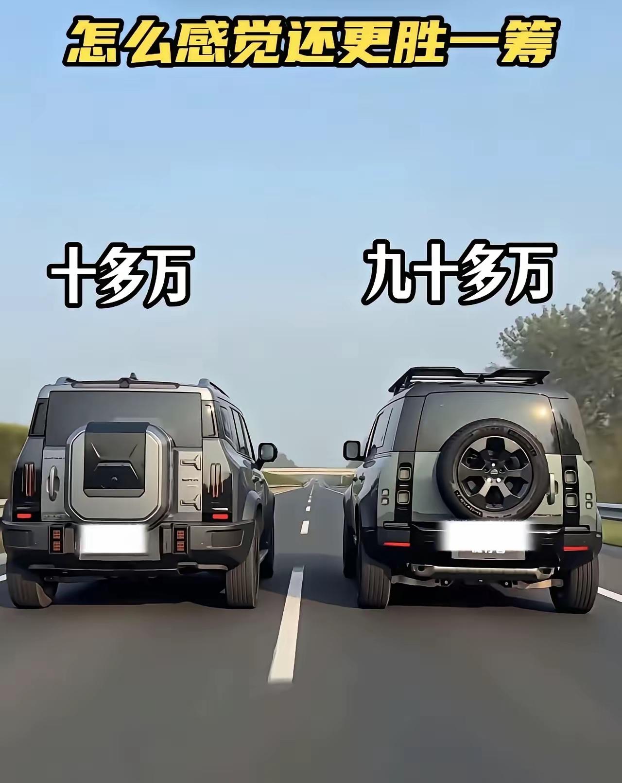 坦克与卫士：外观近乎孪生，价差超70万！买卫士真的是人傻钱多？[哭哭]