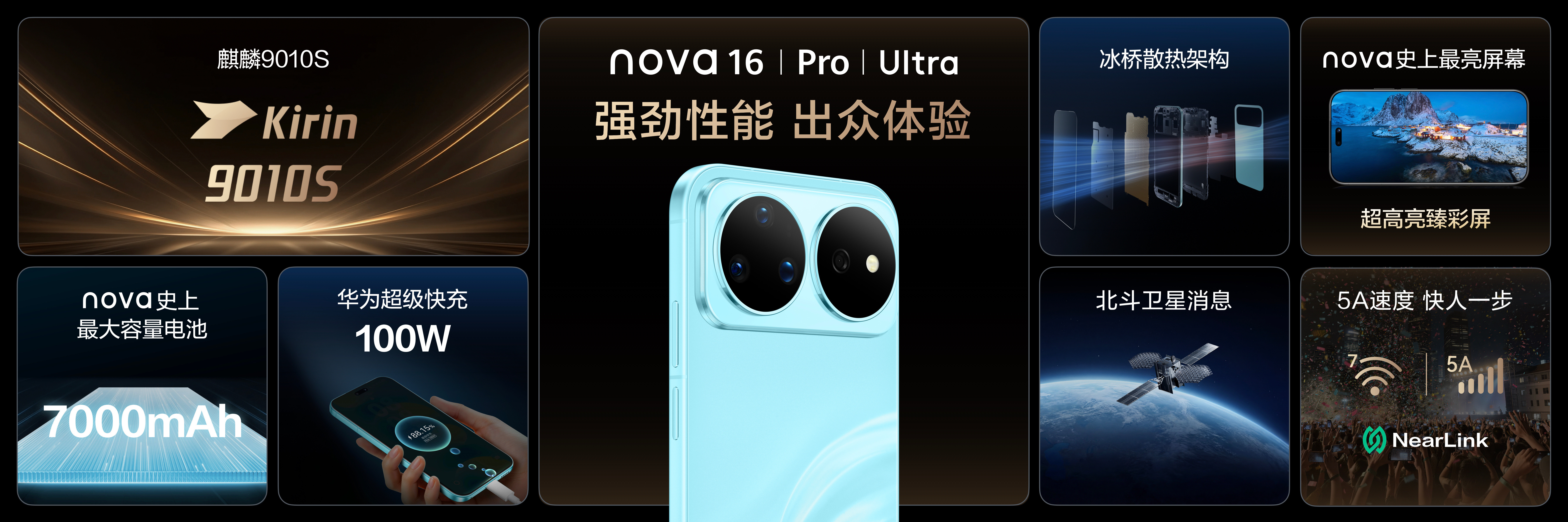华为nova16系列正式发布，这波配置太顶了！麒麟9010S芯片全系覆盖，700