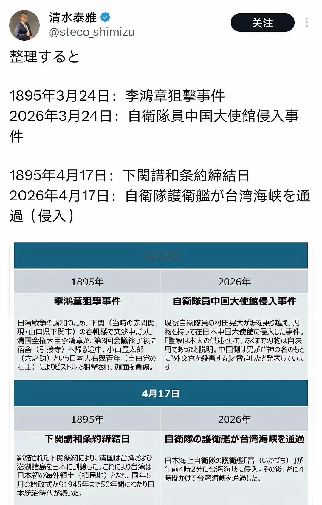 千万不要小瞧日本人的奸诈心思。这两个日期都是小日本精心选择的，狼子野心，昭然若揭