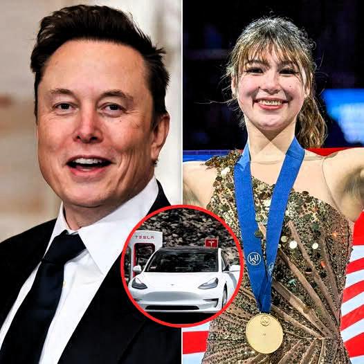 太震撼了：世界首富给冬奥冠军🏆刘爱莎ALYsaLiu赠送一辆特斯拉真亮