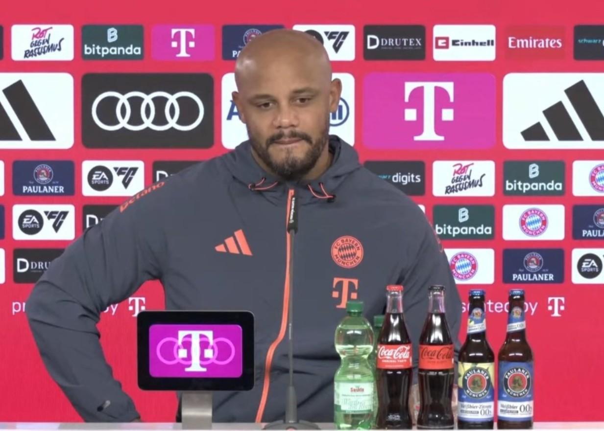 孔帕尼：凯恩本轮联赛无法出战，杰克逊停赛穆西亚拉回归北京时间周六晚，德甲第28