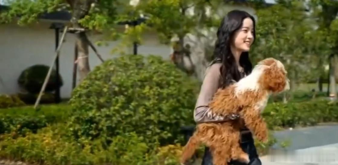 欧阳娜娜抱狗上班欧阳娜娜选择了摇摇车上班，给自己写的热搜词条是“欧阳娜娜抱狗上班
