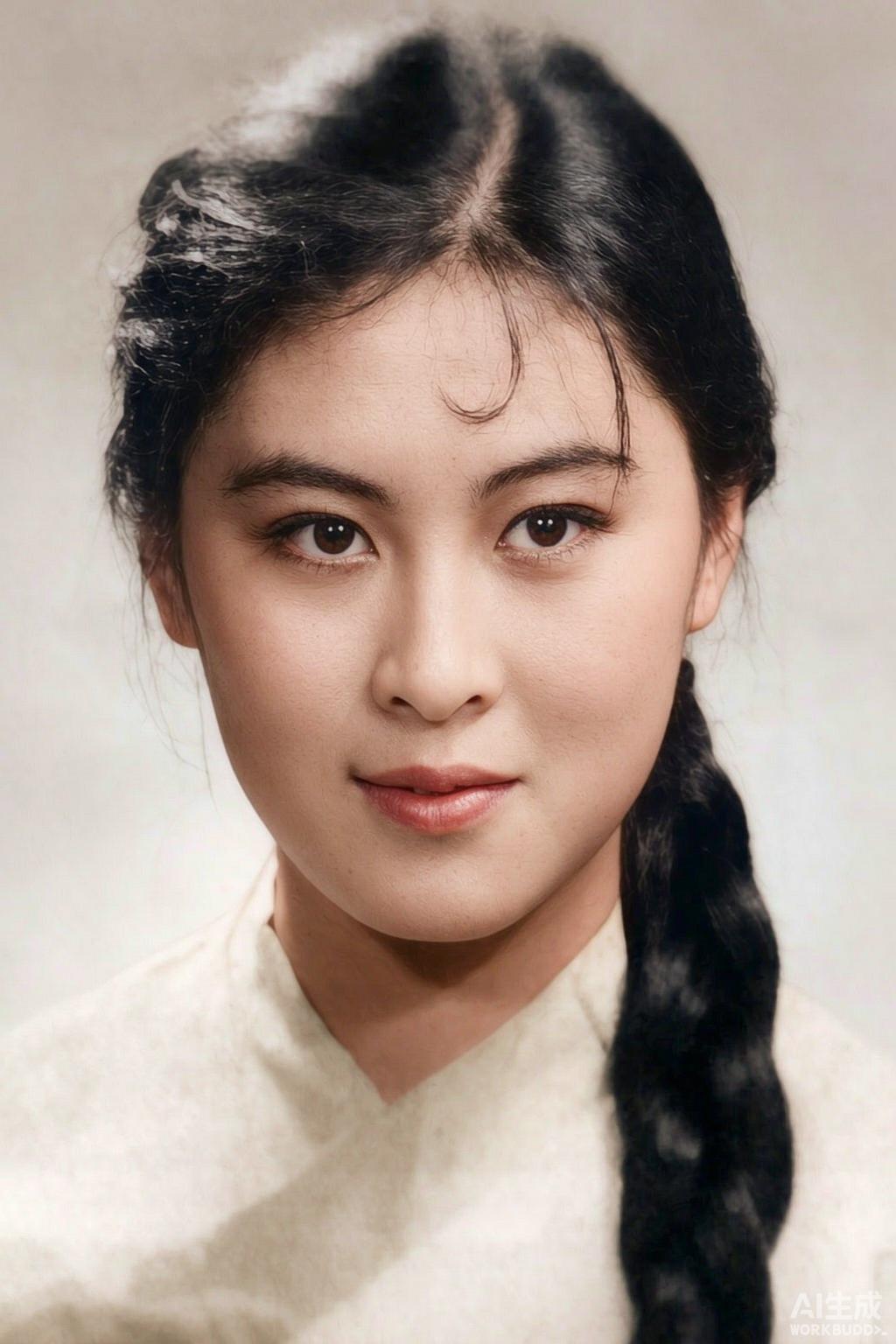 这位原生容貌属于未经雕琢的山野清水型美人一生只留下两部电影，却成为几代国人的集体