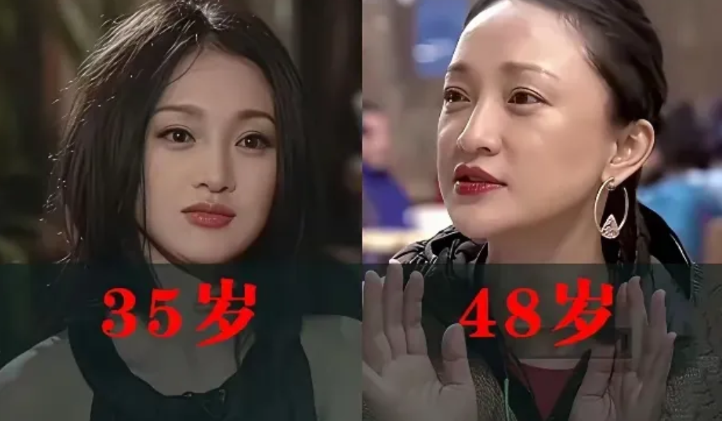 真是岁月不饶人呀！一番对比之下，方能深切明白，为何她始终难以接受自己容颜老去。