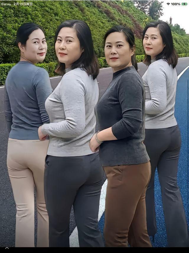 下面图片中的四位美女，大家仔细看一下脸型、眼睛、鼻子、嘴巴、眉毛，包括头发，是不