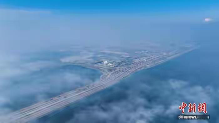 大连金州湾国际机场填海工程主体完工回填总量超2.8亿立方米随着大连金州湾国际