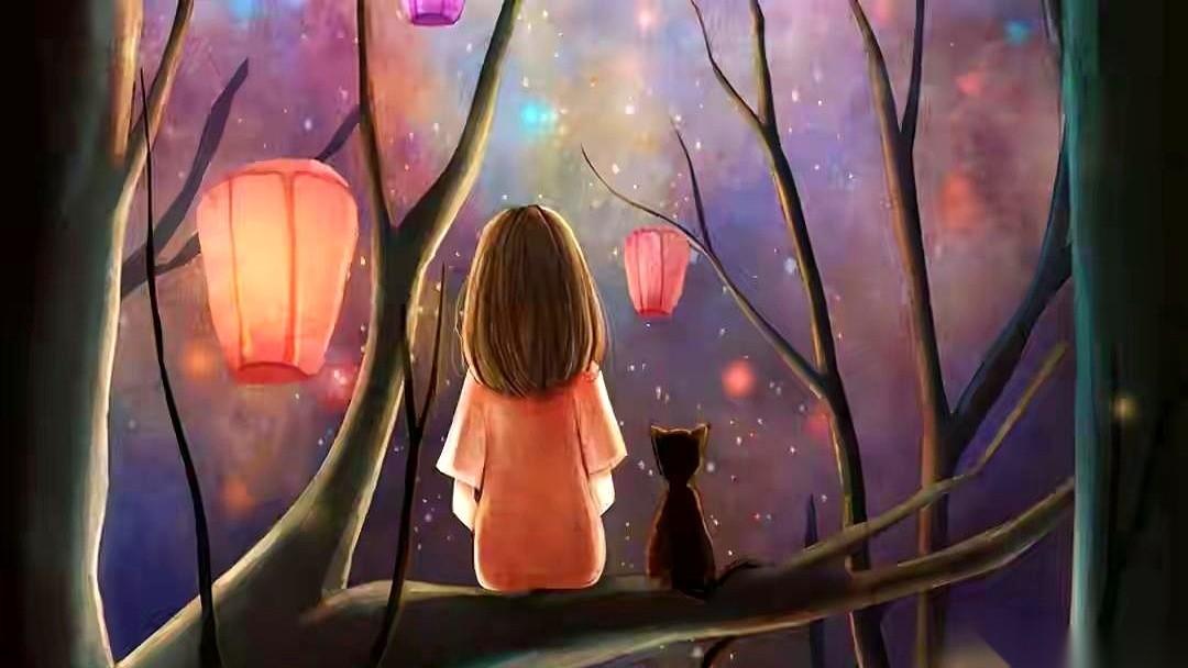 他凌晨两点，给我三周前的朋友圈点了个赞。手机屏幕亮起的那一下，我整个人从床上弹