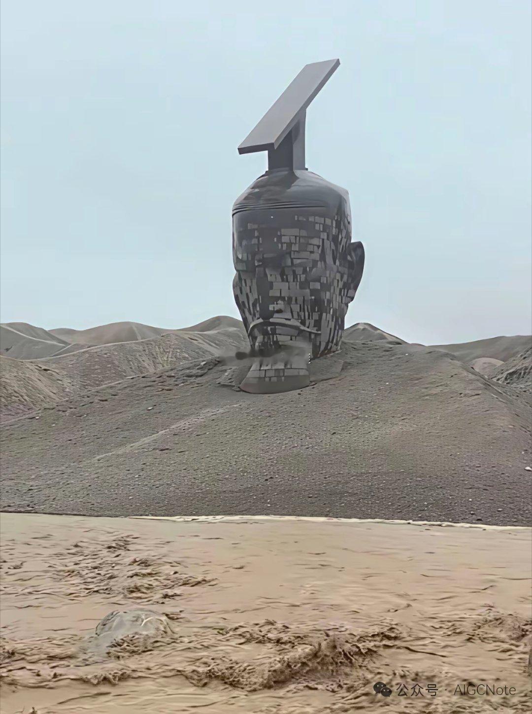 汉武大帝也没想到能在两千多年后的西域戈壁滩上看见洪水