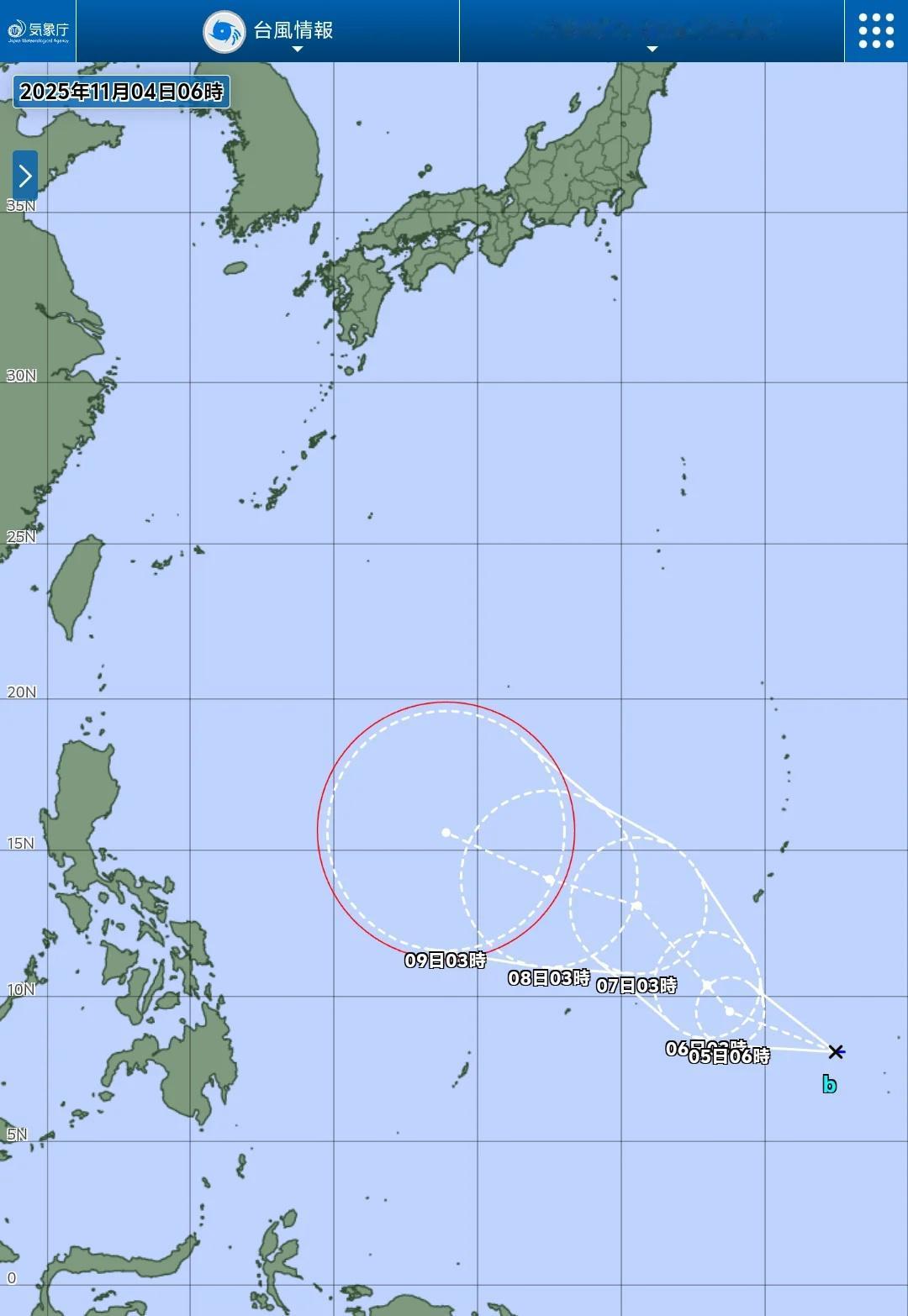 台风凤凰即将生成，并登陆影响我国今天早晨日本气象厅对关岛东南方向台风胚胎90w