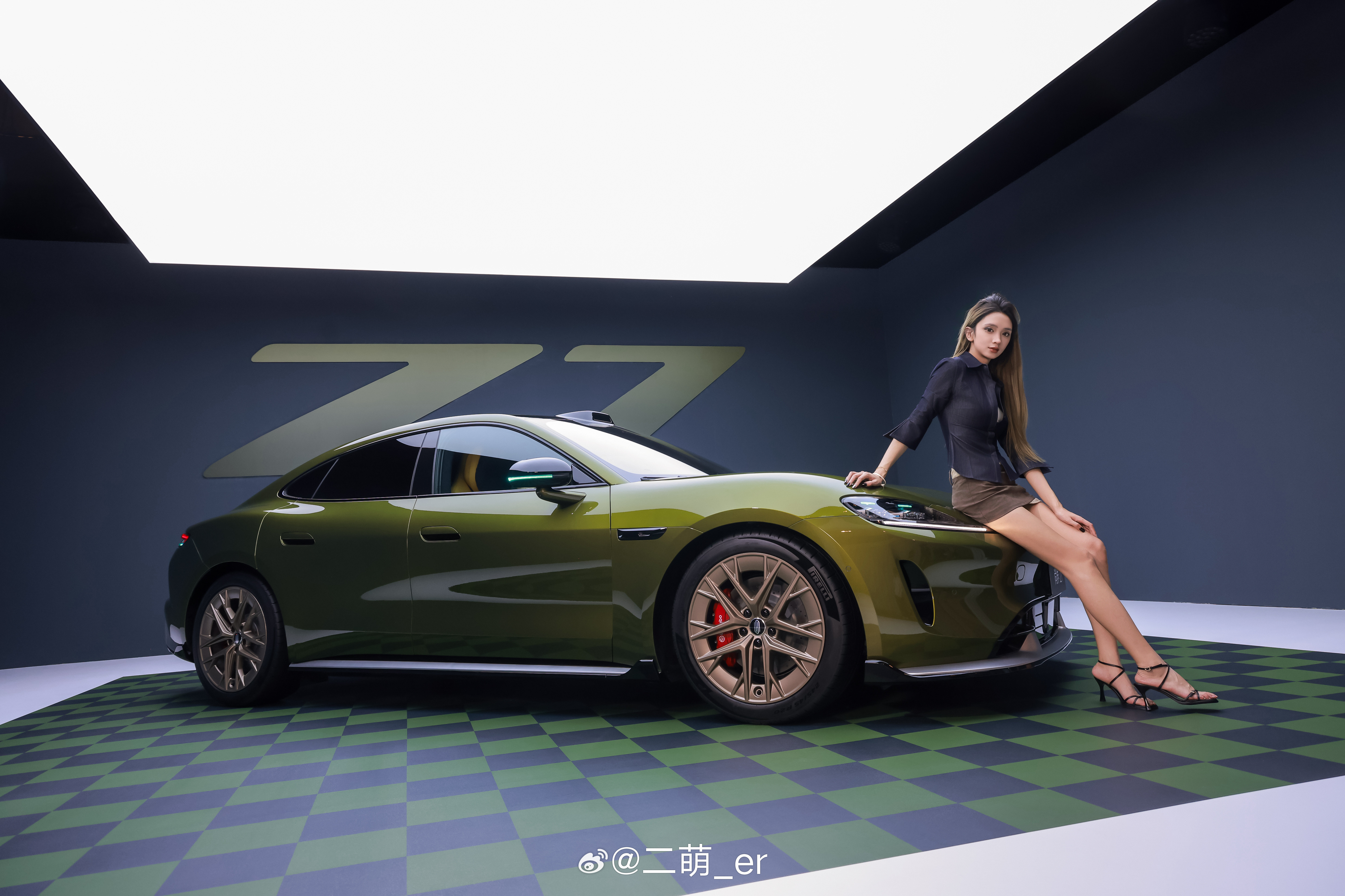 听说今儿得上点绿色尚界Z7谁看谁尚头