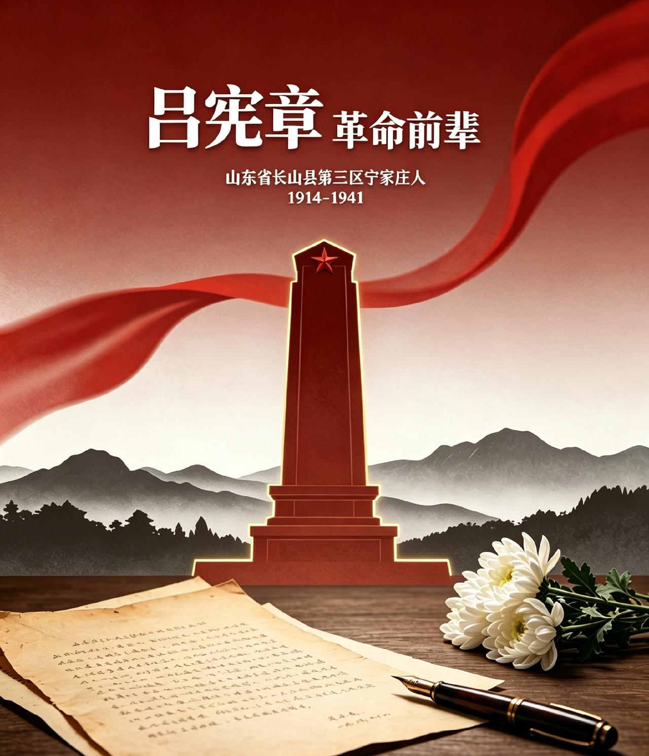 铁血英烈吕宪章：年少举兵抗日，热血殉国青春无悔吕宪章(1914-1941)